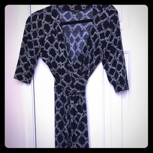 SALE Geometric-Print Merona Wrap Dress